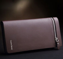 Load image into Gallery viewer, Men Wallet Brand Famous Mens Leather Long Wallet