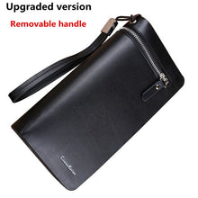 Load image into Gallery viewer, Men Wallet Brand Famous Mens Leather Long Wallet