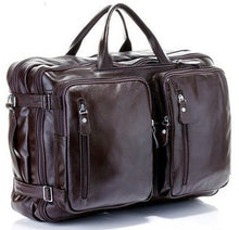 Load image into Gallery viewer, Travel Bag Men's Leather Luggage Travel Bag