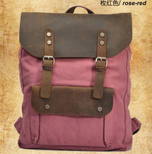 Load image into Gallery viewer, Canvas men backpack