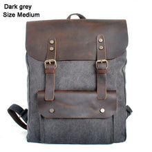 Load image into Gallery viewer, Canvas men backpack