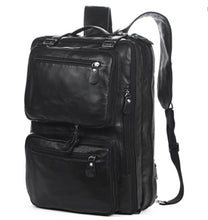 Load image into Gallery viewer, Leather Men&#39;s Backpack