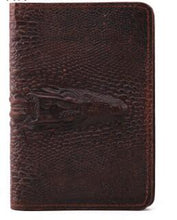 Load image into Gallery viewer, Crocodile Cowhide Leather Men Short Wallet