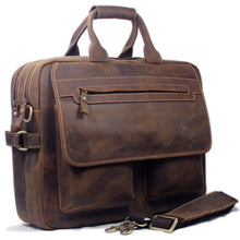 Load image into Gallery viewer, Genuine Leather Briefcase men Business