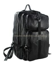 Load image into Gallery viewer, 2019 Fashion Men Genuine Leather Backpack Large