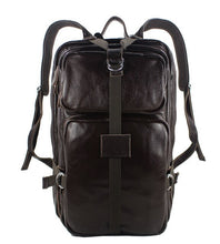 Load image into Gallery viewer, 2019 Fashion Men Genuine Leather Backpack Large